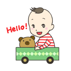 [LINEスタンプ] 頑張るベビーとママのスタンプ
