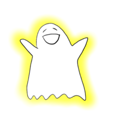 [LINEスタンプ] かわいいおばけちゃんのスタンプ