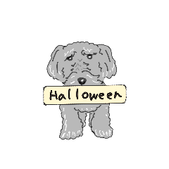 [LINEスタンプ] ハロウィンワンちゃん