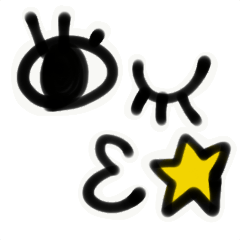 [LINEスタンプ] 顔文字 ちゅっちゅ。の画像（メイン）