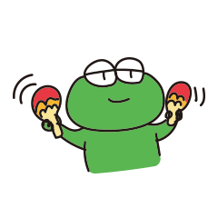[LINEスタンプ] かえるのケーロンくん2