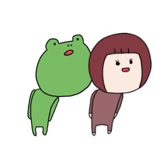 [LINEスタンプ] カエルちゃんとなかまたち