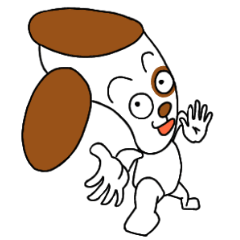 [LINEスタンプ] 頭の伸びる犬 ヘッポ