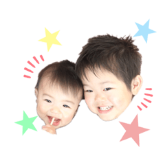 [LINEスタンプ] そぅくん＆かぁくん