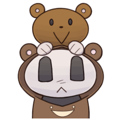 [LINEスタンプ] クマのふりするパンダちゃん その2