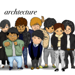 [LINEスタンプ] 建築と愉快な仲間たち