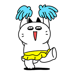 [LINEスタンプ] 今日を生きる猫 "Yolo"の画像（メイン）