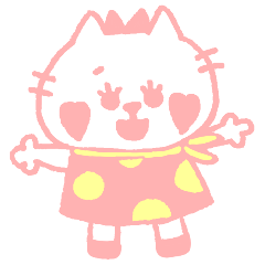 [LINEスタンプ] マツ毛ねこ。