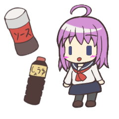 [LINEスタンプ] 買い忘れ防止の女の子