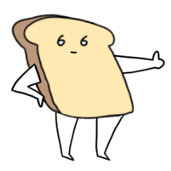 [LINEスタンプ] パンにはパンの気持ちがある