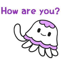 [LINEスタンプ] うみのなかまたちスタンプ（英語版）