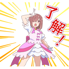 [LINEスタンプ] 動く！TVアニメ『私に天使が舞い降りた！』の画像（メイン）