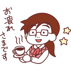 [LINEスタンプ] カレ子さんスタンプ2 お仕事編
