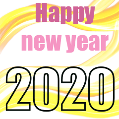 [LINEスタンプ] 新年あけましておめでとうございます2020！の画像（メイン）