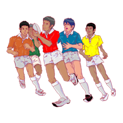 [LINEスタンプ] 青春オフサイド
