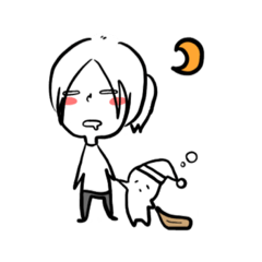 [LINEスタンプ] ポニーテールの人2