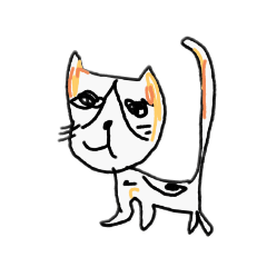 [LINEスタンプ] べとべとねこさん