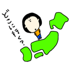 [LINEスタンプ] 毎日使える！おかっぱちゃん