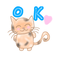 [LINEスタンプ] ミケちゃんの日常会話にゃ