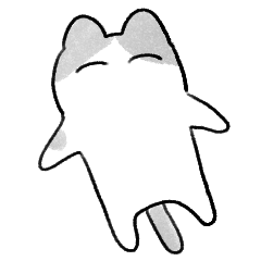 [LINEスタンプ] ただようねこ