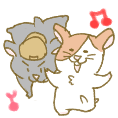 [LINEスタンプ] ハムダンサーズ