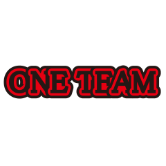 [LINEスタンプ] One Team ワンチームの画像（メイン）
