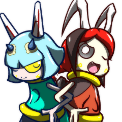 [LINEスタンプ] シス子とテプ子