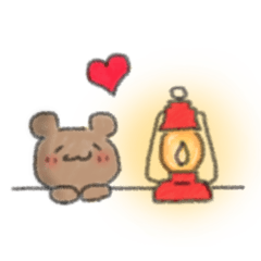 [LINEスタンプ] キャンプ好きのクマ