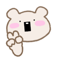 [LINEスタンプ] ゆるふわクマさん