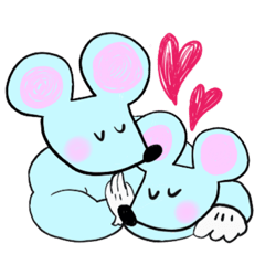 [LINEスタンプ] ねずみぃ①