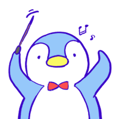 [LINEスタンプ] ペンギンの音楽隊